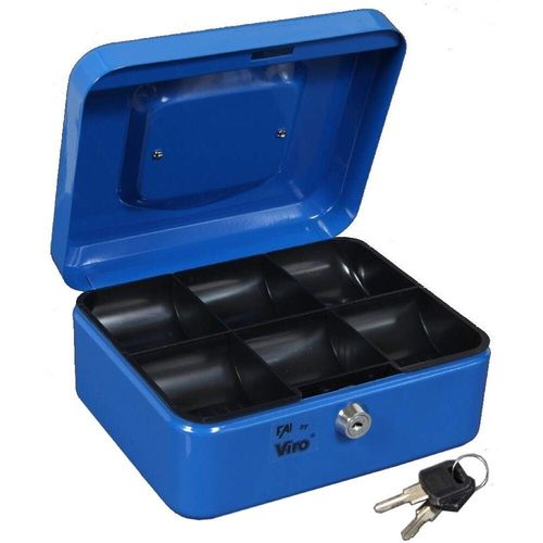 cumpără Cashboxe Viro 5277 Blue (90x200x160) cu cheie, art.03.031 în Chișinău 