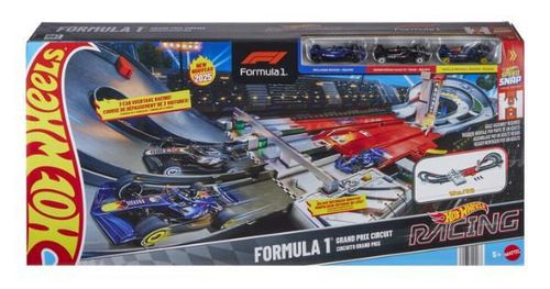 cumpără Mașină Hot Wheels JDY16 Formula 1, Circuit Grand Prix cu 3 mașinuțe 1:64 în Chișinău 
