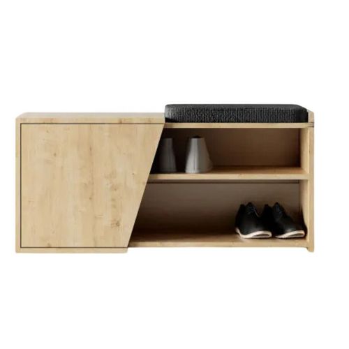 cumpără Raft pentru încălțăminte Trendy Fiona, Stejar 104x37x47cm în Chișinău 