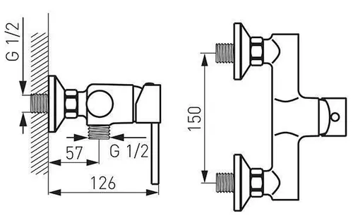 купить Смеситель для душа Ferro FIESTA BFI7 в Кишинёве 