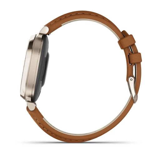 cumpără Ceas inteligent Garmin Lily® 2 Classic, Cream Gold with Tan Leather Band (010-02839-02) în Chișinău 