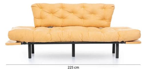 cumpără Canapea Trendy Nitta Triple Mustar, extensibila (3 locuri) în Chișinău 