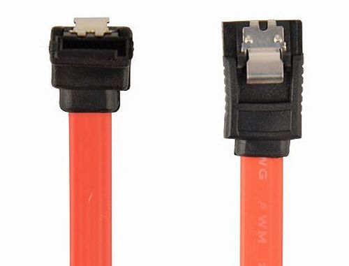 cumpără Gembird CC-SATAM-DATA90-0.8M, Serial ATA III 50cm data cable with, metal clips with 90 degree bent connector în Chișinău 