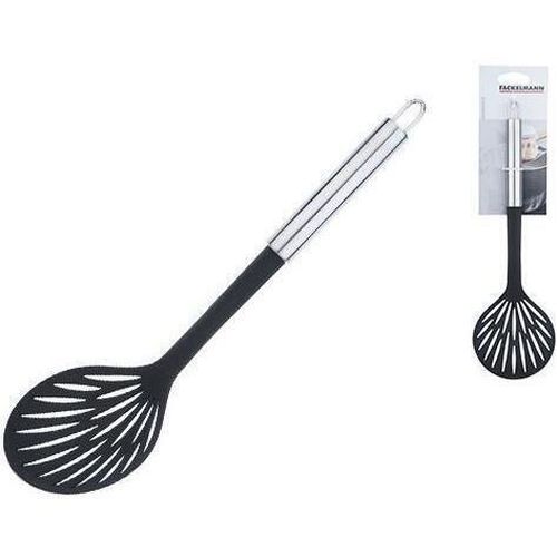 купить Половник кухонный Fackelmann 45235 Шумовка Elemental 31сm, нержавеющая сталь/пластик в Кишинёве 