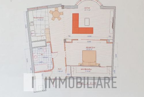 Apartament cu 2 camere+living, sect. Buiucani, str. Grigore Alexandrescu. 