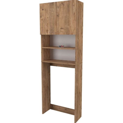 купить Шкаф-пенал Nex Home Для стиральной машины, 2 двери, 65x27x190 см, Дуб (12-03-02) в Кишинёве 