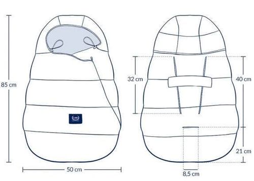 cumpără Accesorii pentru cărucior La Millou Husa carucior iarnă Baby Multi Velvet Collection Black în Chișinău 