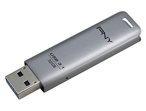 купить 32GB USB Flash Drive PNY Elite Steel 3.1, Metal, USB 3.1, FD32GESTEEL31G-EF (memorie portabila Flash USB/внешний накопитель флеш память USB) в Кишинёве 