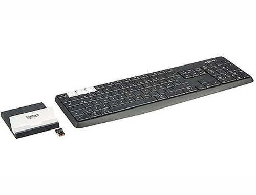 cumpără Logitech K375s Black Multi-Device Wireless Keyboard and Stand Combo, Graphite/OffWhite, Bluetooth, 920-008184 (tastatura fara fir/беспроводная клавиатура) în Chișinău 