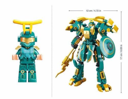 купить Конструктор Sluban B1275 Robot - Dragon 2 în 1, 244 elem. в Кишинёве 