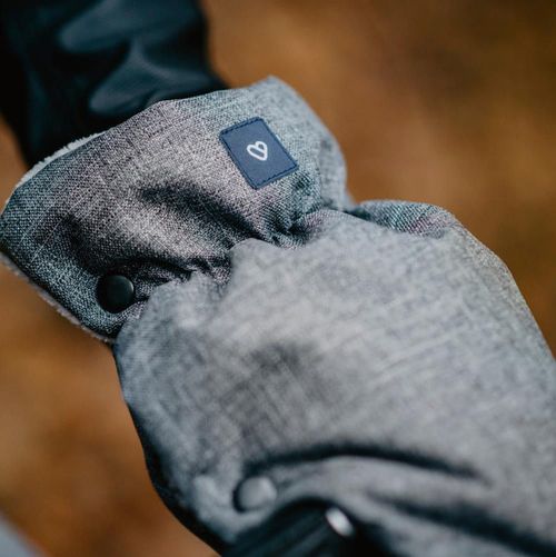 cumpără Accesorii pentru cărucior Zaffiro Муфта wool premium 38 x 26 cm Beige wool premium + melange grey în Chișinău 