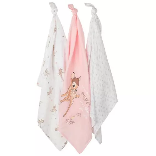 cumpără Accesoriu pentru înfășat Premaman PBRCIS-ROC-UNQ Set 3 pelinci din bumbac Disney Bambi în Chișinău 