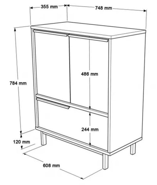 cumpără Raft pentru încălțăminte Trendy ON8C-W în Chișinău 