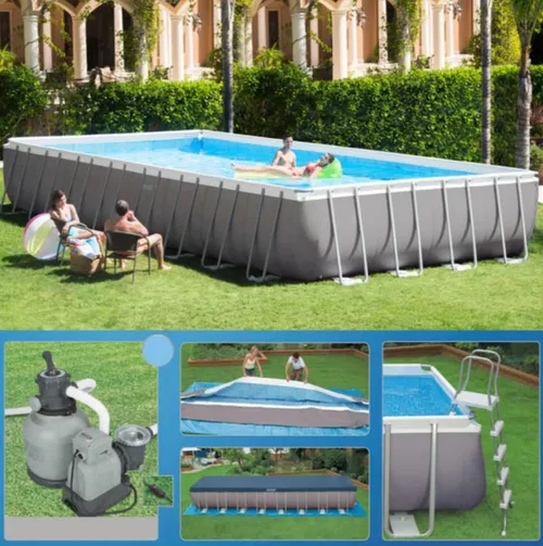 купить Бассейн каркасный Intex 26374 ULTRA XTR FRAME 976х488х132см, 54368L cadru metalic в Кишинёве 