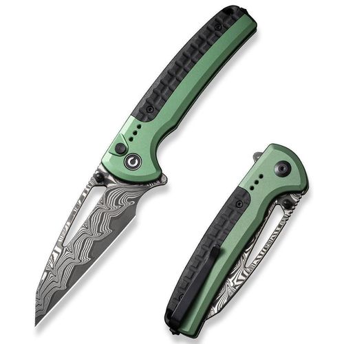 купить Нож походный Civivi C22025B-DS1 Sentinel Strike, mâner aluminiu verde, Button Lock в Кишинёве 