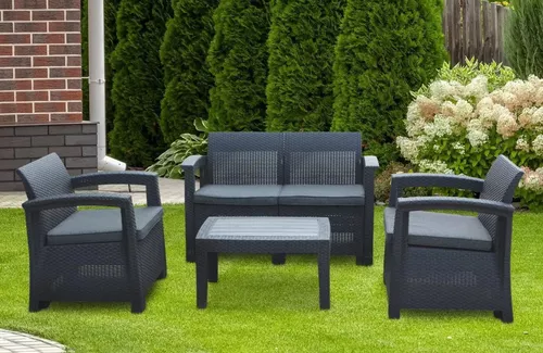 купить Садовая мебель GardenLine ZUM6454 Anthracite в Кишинёве 