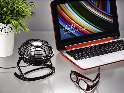 купить Вентилятор настольный Hama 12196 USB Desk Fan в Кишинёве 