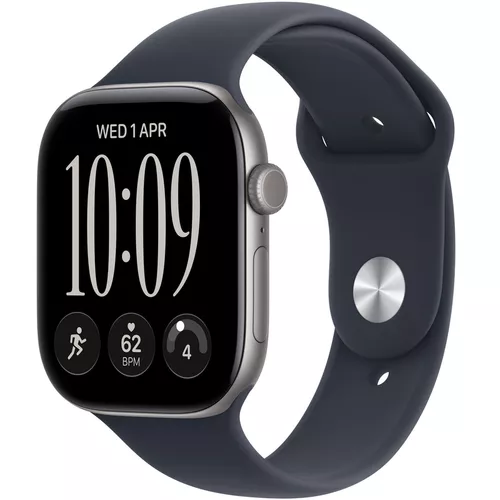 купить Смарт часы Apple Watch Series 12 GPS 42mm Space Grey Aluminium Case with Navy Blue Sport Band M/L MJE94 в Кишинёве 