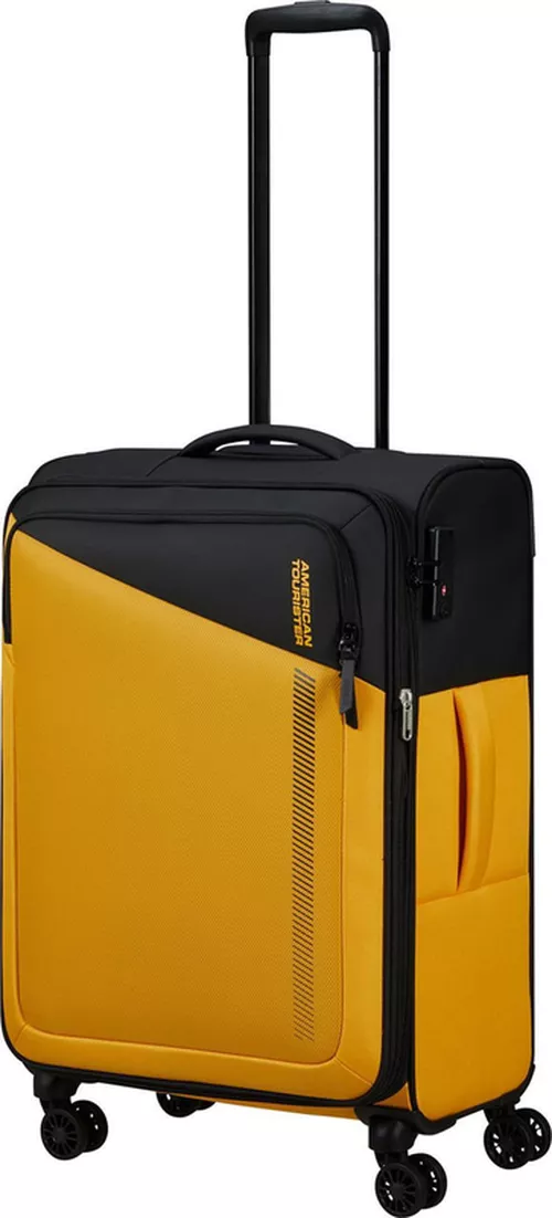 купить Чемодан American Tourister DARING DASH M EXP TSA Negru/Galben (150911/1086) в Кишинёве 