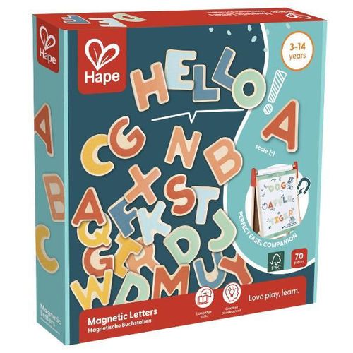 купить Игрушка Hape E2003 Set de figurine magnetice Litere в Кишинёве 