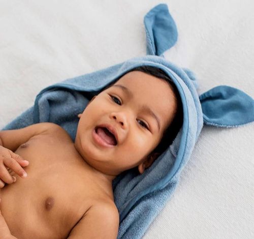 купить Аксессуар для купания BIBS 9419260 Prosop cu gluga si urechiuse Kangaroo Petrol в Кишинёве 