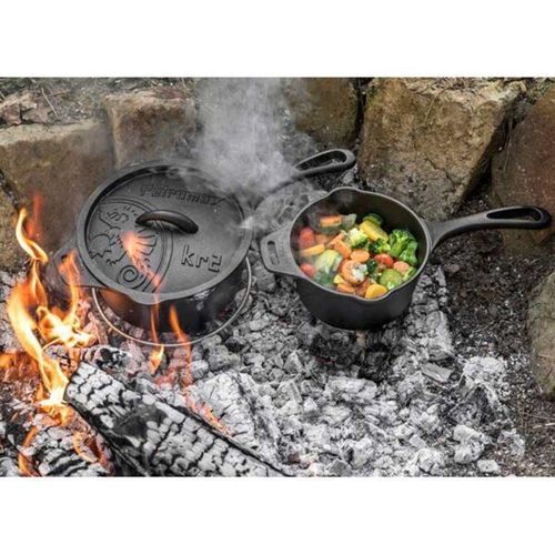 cumpără Căuș Petromax Souce Pan 39cm cu capac si miner, fonta în Chișinău 