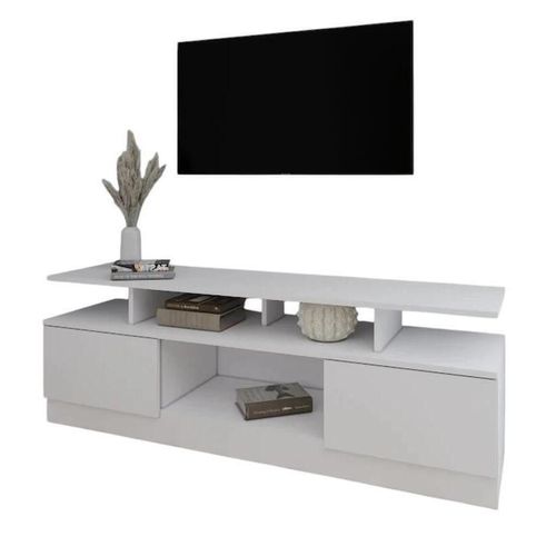 купить Тумба напольная для TV Smartex (16500) Т9 120cm TV Alb в Кишинёве 
