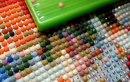 купить Картина по номерам Richi (06995) Mozaic cu diamante Maci pe fereastră 40x50 в Кишинёве 