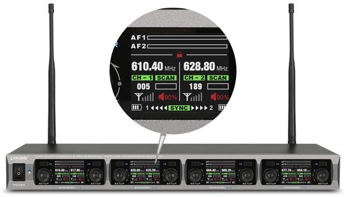 cumpără Microfon RBR BM-7078 HB Wireless UHF 4 Microfoane + 4 Headset în Chișinău 