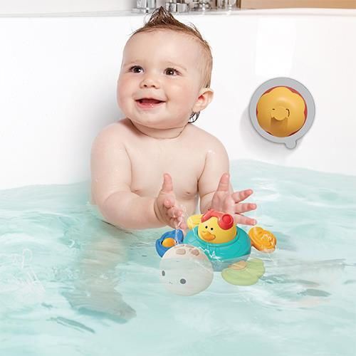 купить Игрушка для купания BabyOno 1584 Jucarie senzoriala cu ventuza TURTLE в Кишинёве 