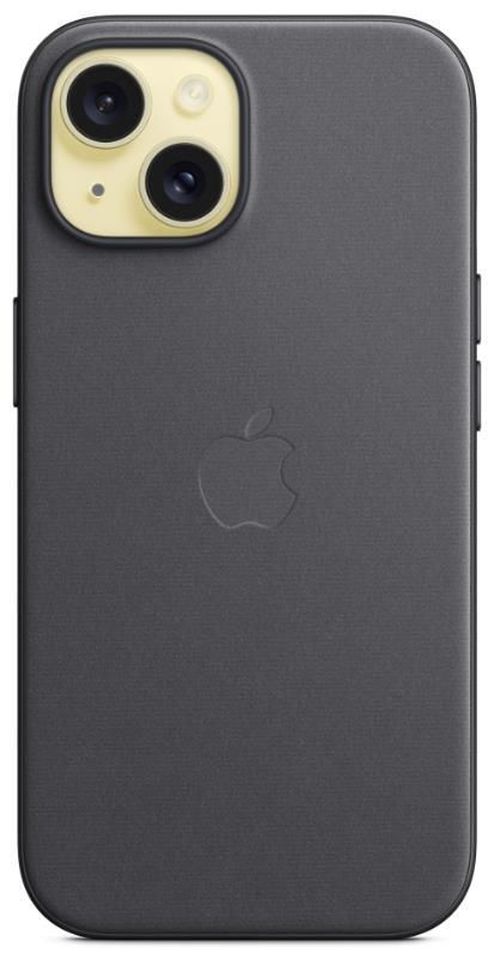 купить Чехол для смартфона Apple iPhone 15 FineWoven MagSafe Black MT393 в Кишинёве 