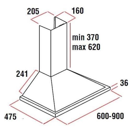 cumpără Hotă Hausberg HB-1260 AB în Chișinău 
