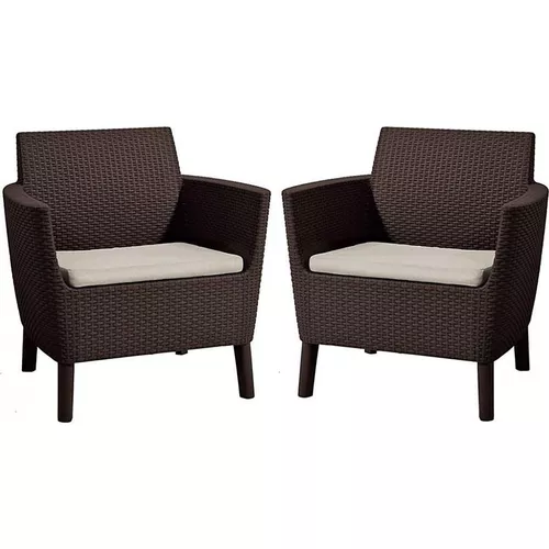 купить Садовая мебель Keter Salemo Duo Set Brown/Oat (258971) в Кишинёве 