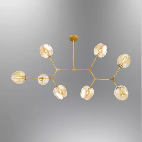 купить Освещение для помещений Ozcan Люстра 4023-8Y (золото) в Кишинёве 