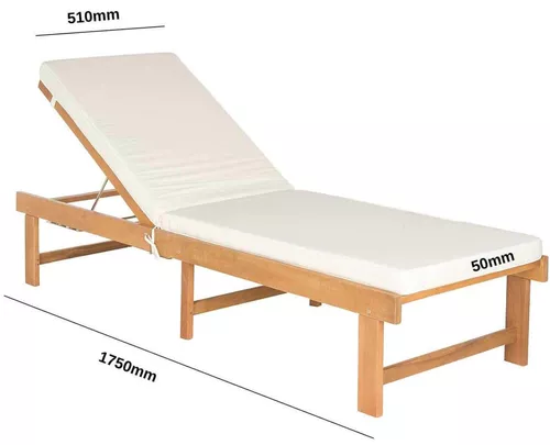 cumpără Mobilier pentru grădină Hydro S Saltea sezlong, 175x51x5, Bej în Chișinău 