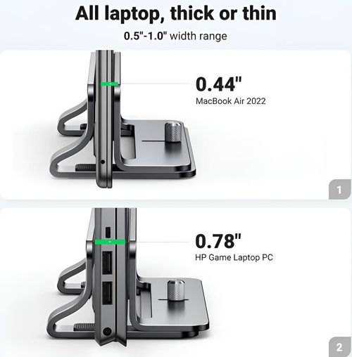 купить Подставка для ноутбука Ugreen 25706 Vertical Laptop Stand LP258, Silver в Кишинёве 