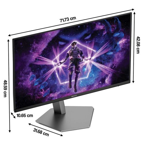купить Монитор AOC AG326UZD2 UHD Black в Кишинёве 