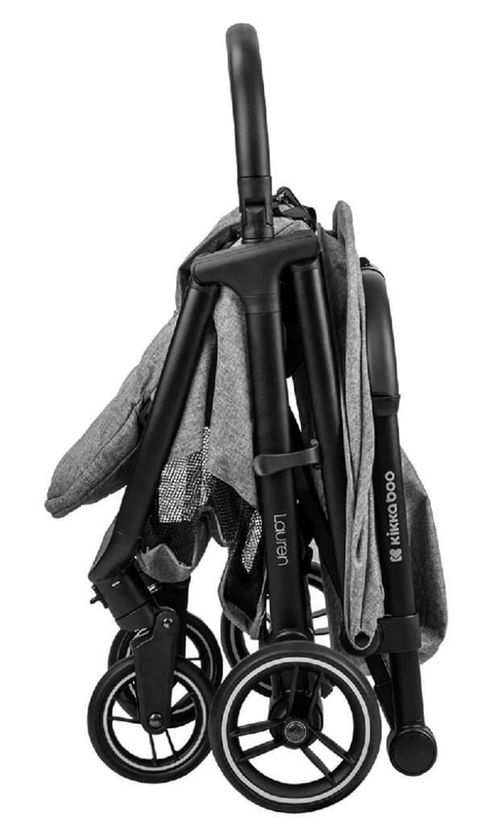 купить Детская коляска Kikka Boo Lauren Dark Grey (3801001031362) в Кишинёве 