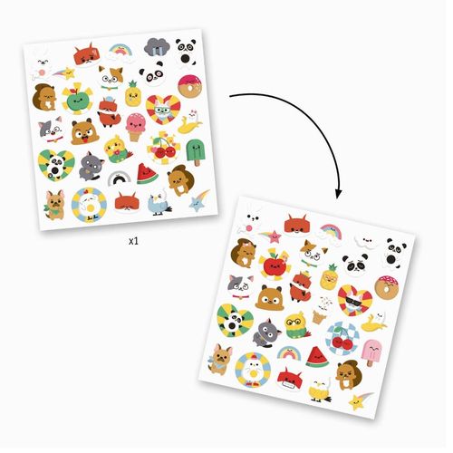 cumpără Set stickere "Emoticon" DJECO în Chișinău 