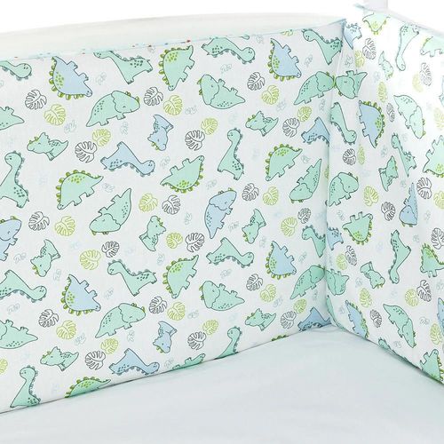 купить Бортик для кроватки PernaMea Baby Dinno Turcoaz 120x60cm (PM.101755/7) в Кишинёве 