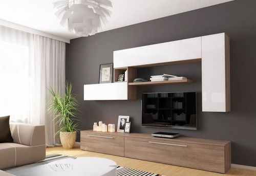 cumpără Set mobilă living Indart Livingul Kubo 06 (300x43x210) în Chișinău 