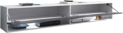 купить Тумба напольная для TV Mirjan Adenik/Cabinet A 180 Black Gloss/Wotan Oak в Кишинёве 