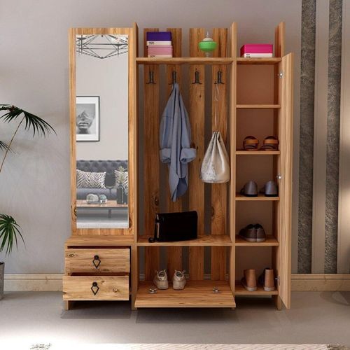 cumpără Mobilă pentru antreu Trendy Last Mirror, Pinul Atlantic, 137x180x33cm (GTR005922) în Chișinău 