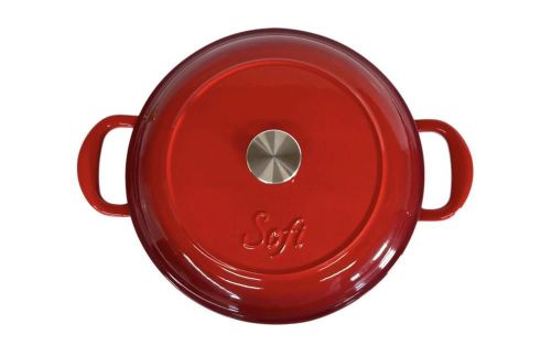 cumpără Cratiță Sote SFCR-28-R Cratiță din fontă emailată Sofi, Roșie, 28cm în Chișinău 
