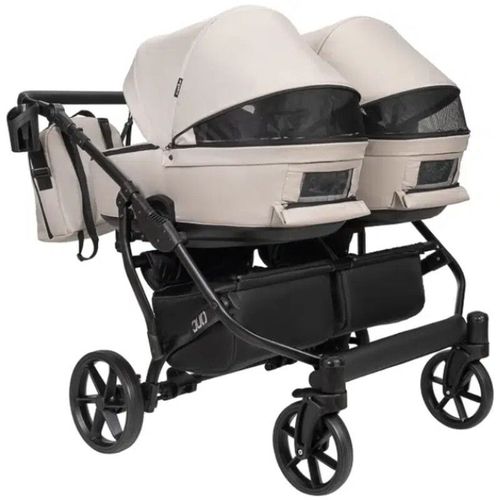 купить Детская коляска Angelina Carucior 2in1 pt gemeni Velio Duo SP Blue Smoke №3 в Кишинёве 