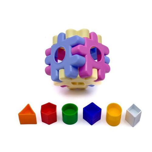 cumpără Puzzle Maximus MX5334 Jucărie-sorter Cub roz 12 elem. în Chișinău 