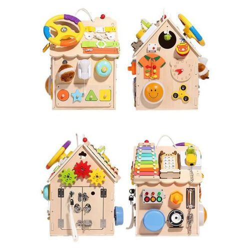 купить Развивающая доска New World SY-S034 Busyboard Casă cu volan, 224100 в Кишинёве 