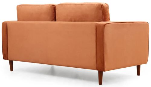cumpără Canapea Trendy Roma Portocaliu, 90x70x175cm (2 locuri) în Chișinău 