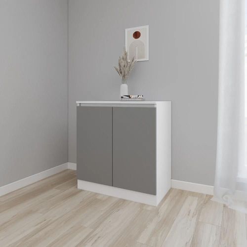 купить Комод Smartex (16413) Т8 60cm Alb+Grafit в Кишинёве 