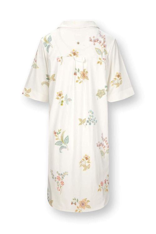 купить Домашний текстиль Pip Studio 51.504.596 Dewi Short Sleeve Nightdress Blossom Chique White XXL White в Кишинёве 